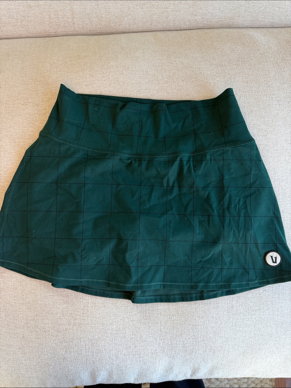 Vuori Dark Green Women's Athletic Skort